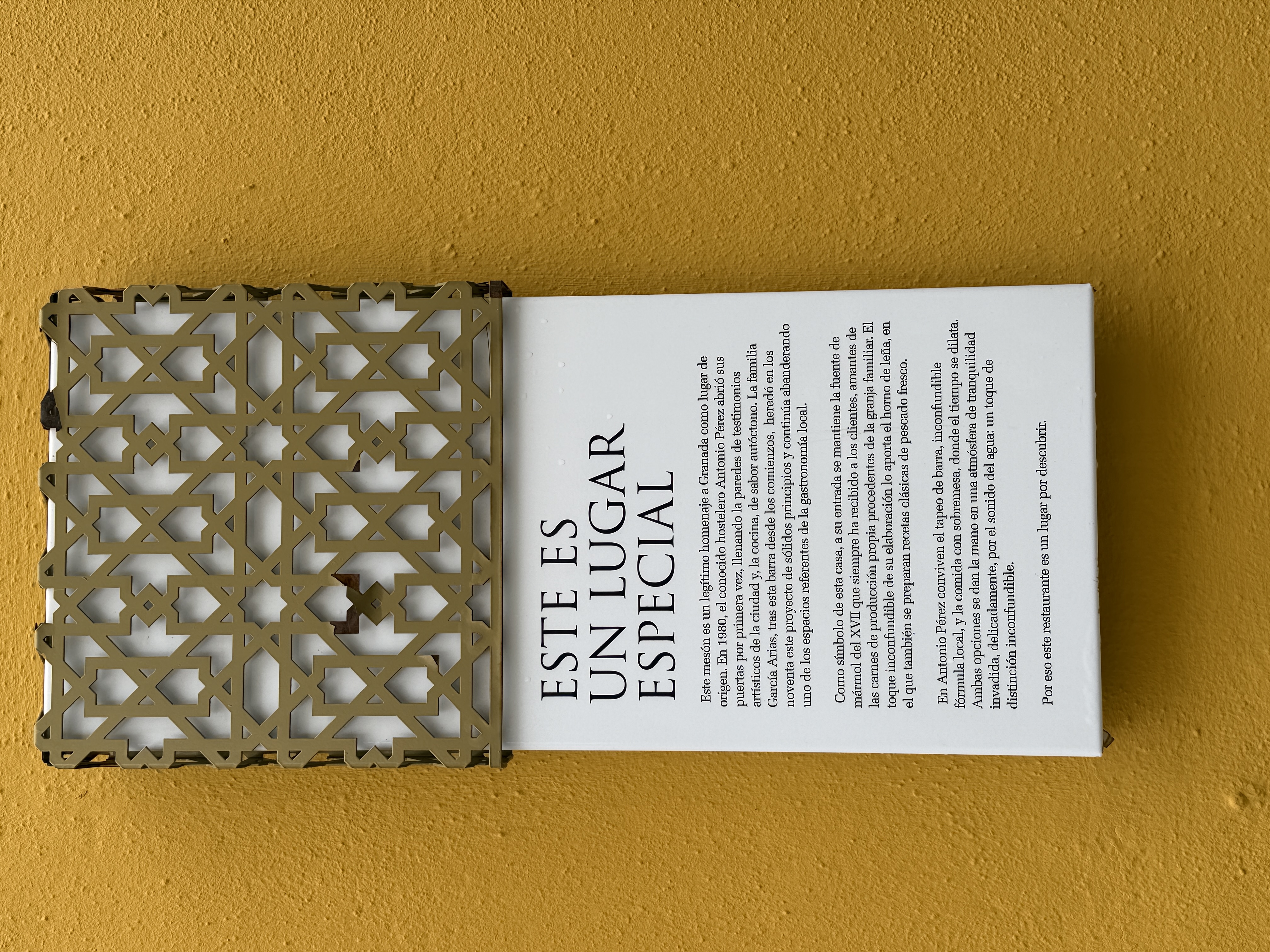 Exterior del restaurante